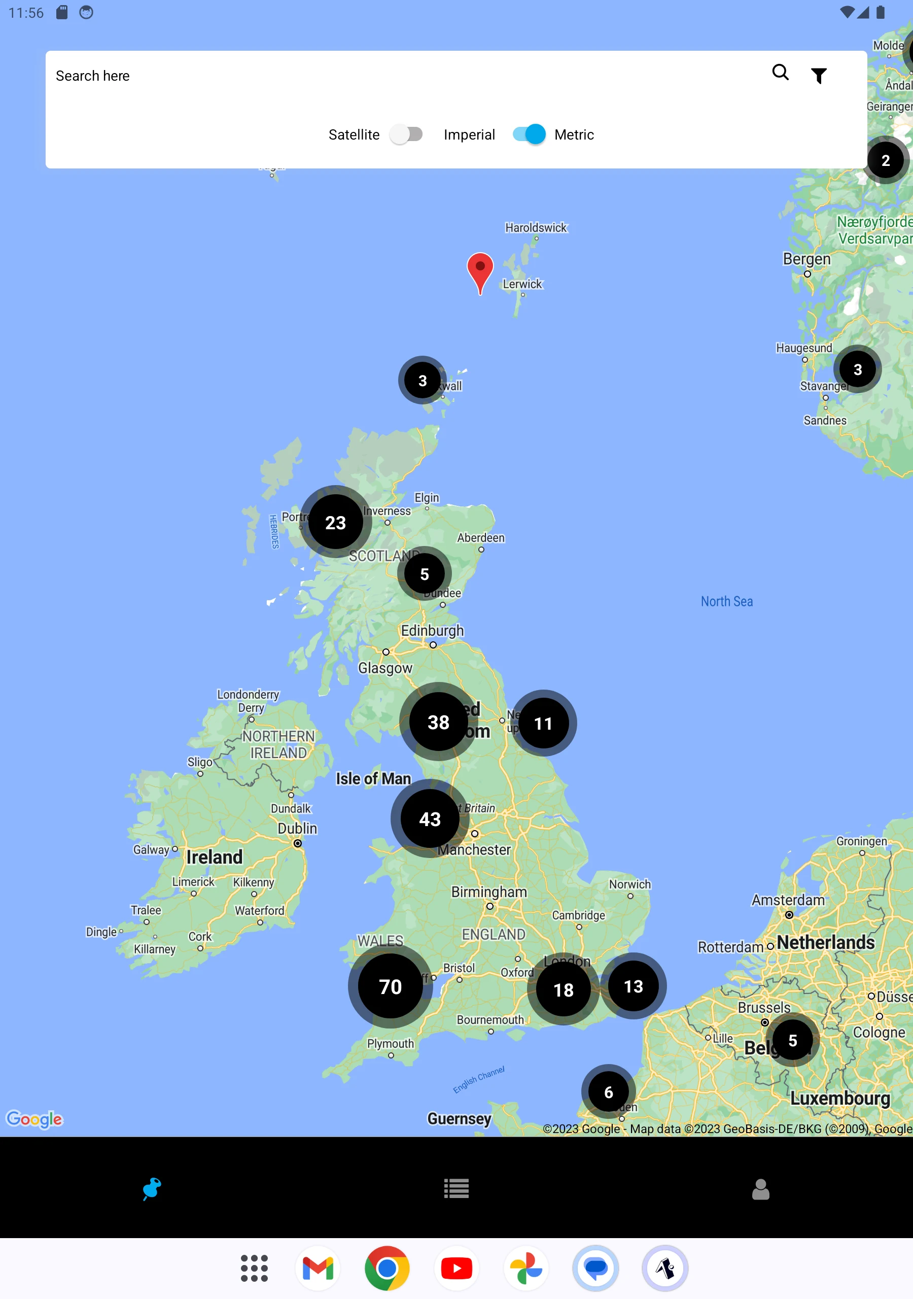 BASE map screenshot